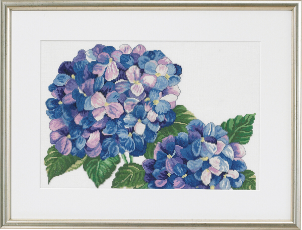 Broderisett Hortensia R5318 55 x 41 cm