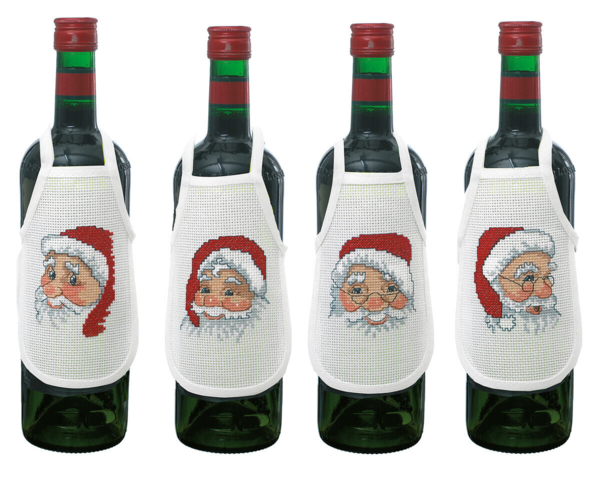 Broderikit 4 nissehoder 10 x 15 cm