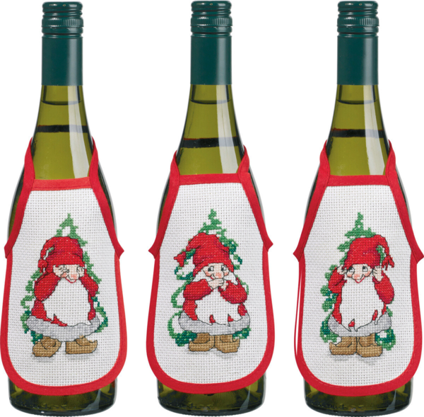 Broderisett Tre nisser 3 pakke 10 x 15 cm