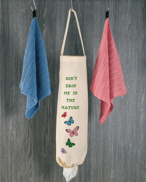 Broderisett Pose til poser fugler 19 x 50 cm