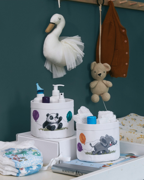 Broderisett Panda 17 Ø