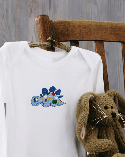 Broderisett Dino 7 x 9 cm