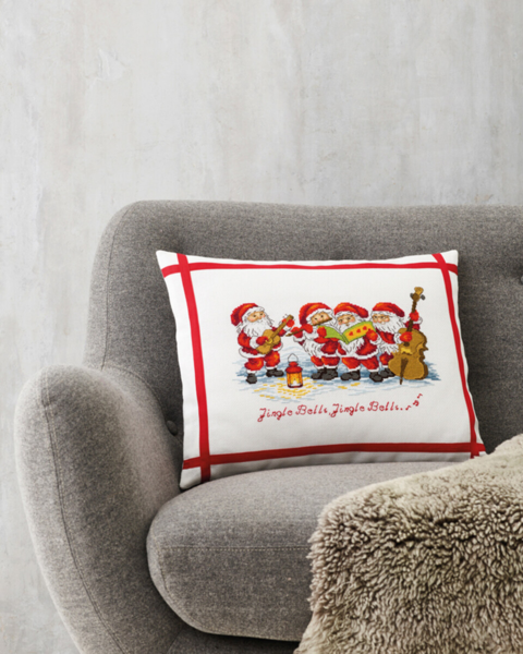 Broderisett Nisseorkester 45 x 35 cm