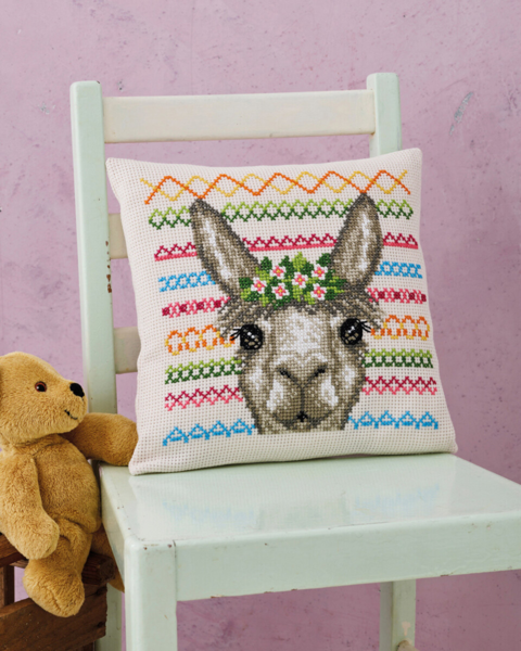 Broderisett Alpakka 30 x 30 cm