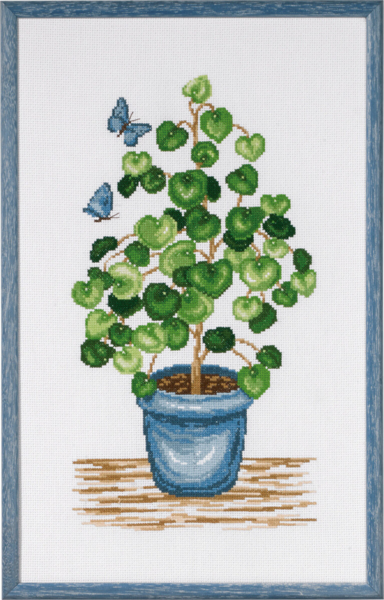Broderisett Pilea R5655 27 x 44 cm
