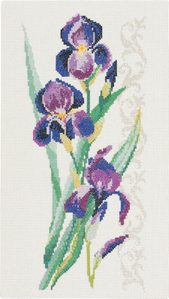 Broderisett Blomsteroppheng 34 x 60 cm