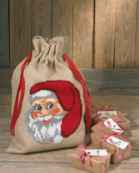 Broderisett Julesekk 39 x 55 cm
