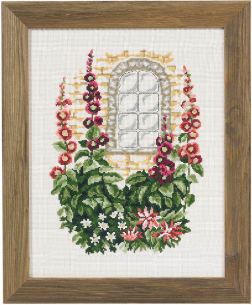 Broderisett Blomster R5484 29 x 37 cm