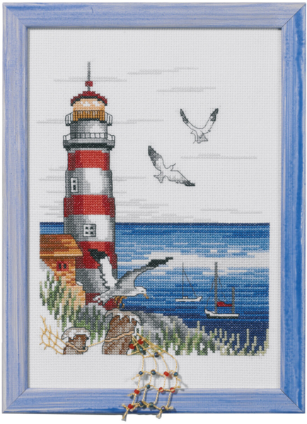 Broderisett Fyrtårnet 20 x 28 cm