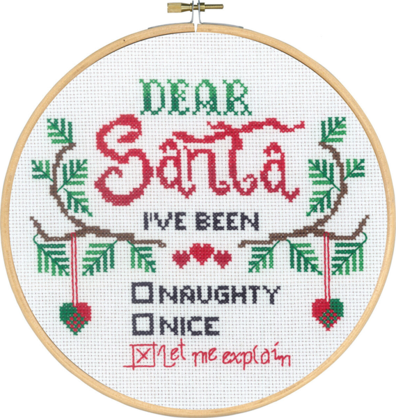 Broderisett Dear Santa m/5810/20 20 Ø