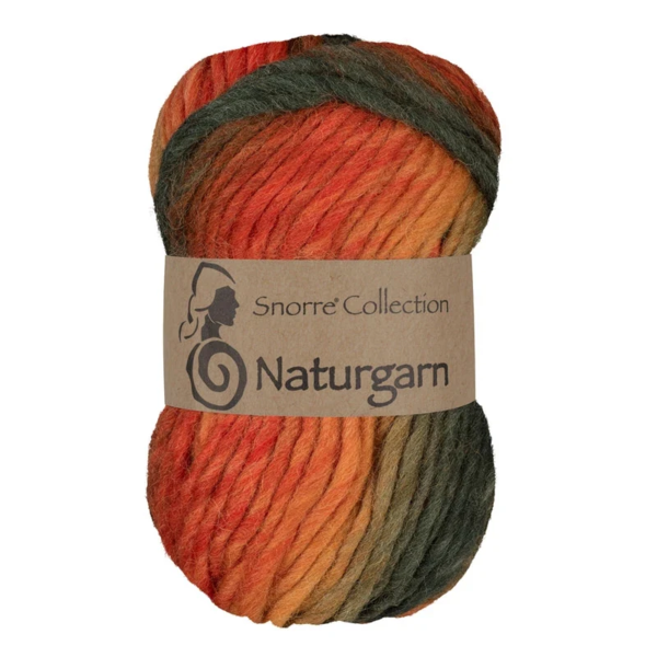 Viking Snorre Naturgarn 659 Multi oransje/brun