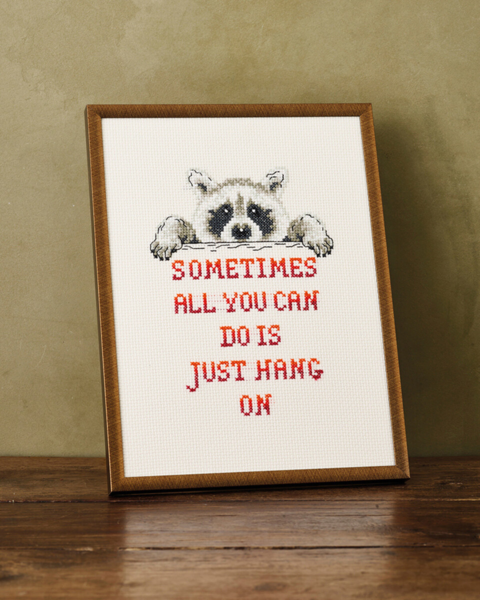 Broderisett Vaskebjørn R5703 18 x 24 cm