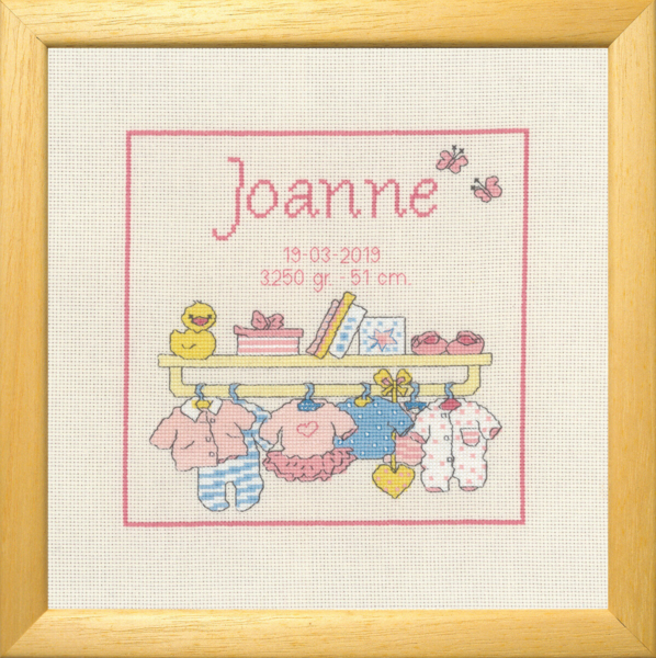 Broderisett Bobbi Joanne 22 x 22 cm