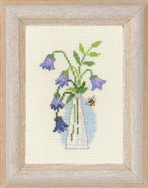 Broderisett Klokkeblomst R5406 13 x 18 cm