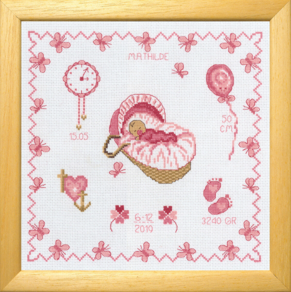 Broderisett Mathilde R5583/00 22x22 cm