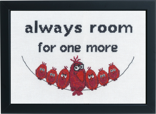 Broderisett Always room for one 29x20 cm