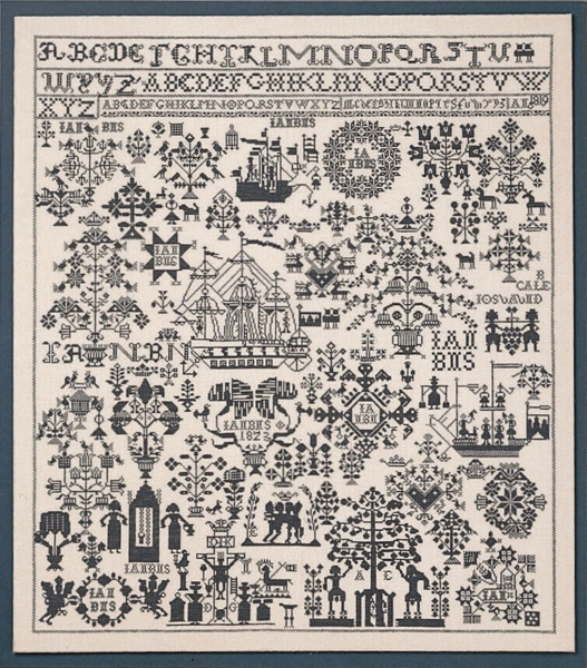 Broderisett Navneduk 65 x 72 cm