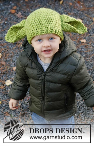 Children 37-23 Green Ears by DROPS Design — 1