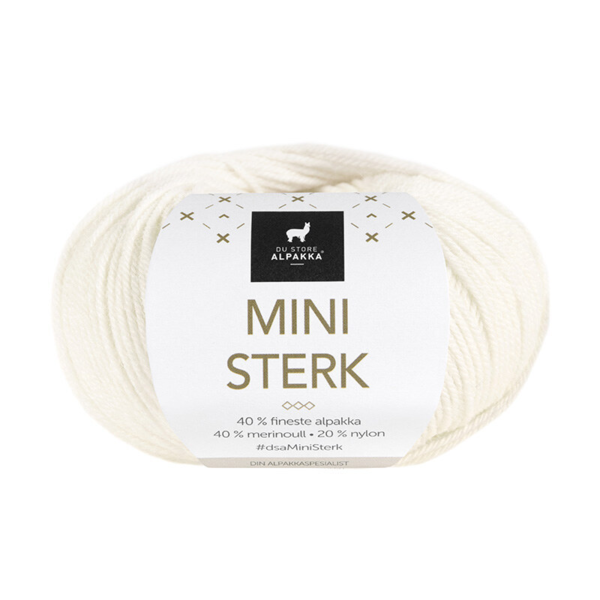 Du Store Alpakka MINI Sterk 851 Hvit