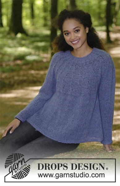 184-4 Lavendelblomst av DROPS Design