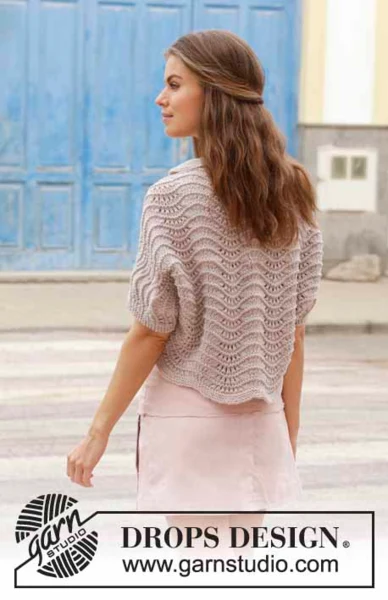 188-32 Billowing Rose fra DROPS Design