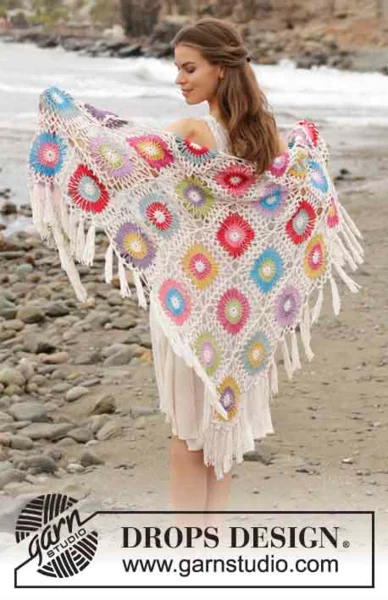 190-12 Sunburst av DROPS Design