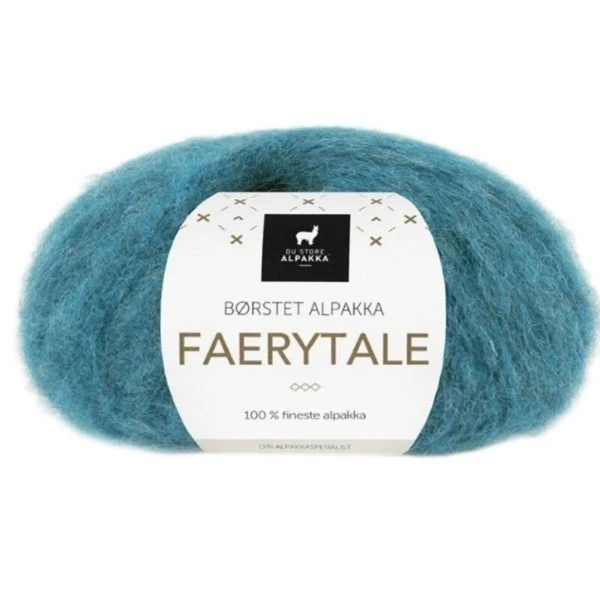 Du Store Alpakka Faerytale 766 Turkis melert