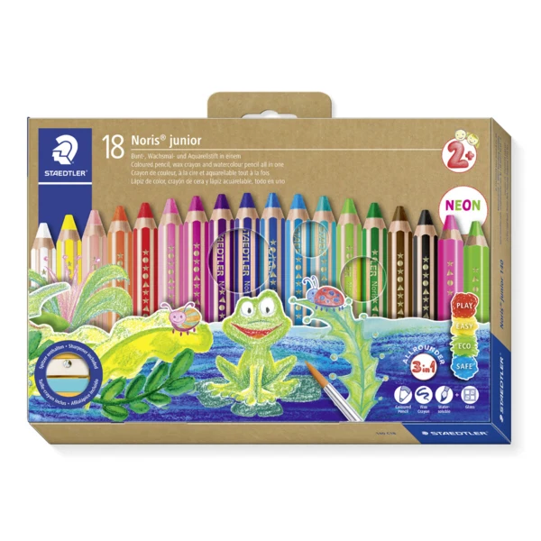 STAEDTLER Buddy 3-i-1 fargeblyanter, 18 stk – Hovedbilde