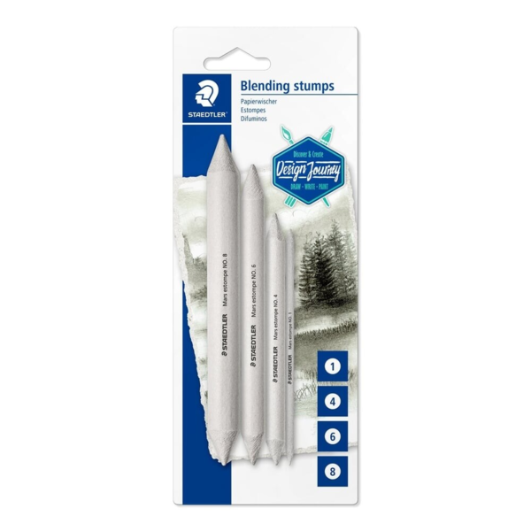 STAEDTLER Tegnestubber, 4 stk