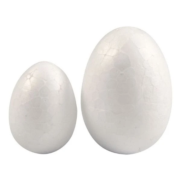 Styrofoam-egg, 10 stk