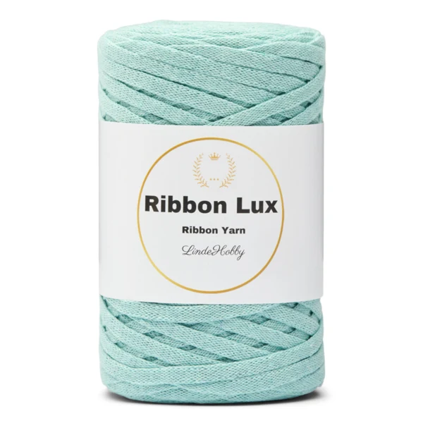 LindeHobby Ribbon Lux 13 Mintgrønn