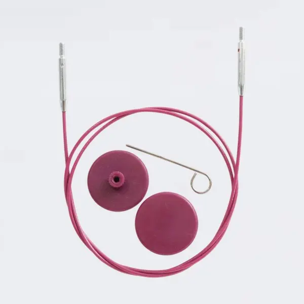 KnitPro Kabel i rustfritt stål (40-150 cm)