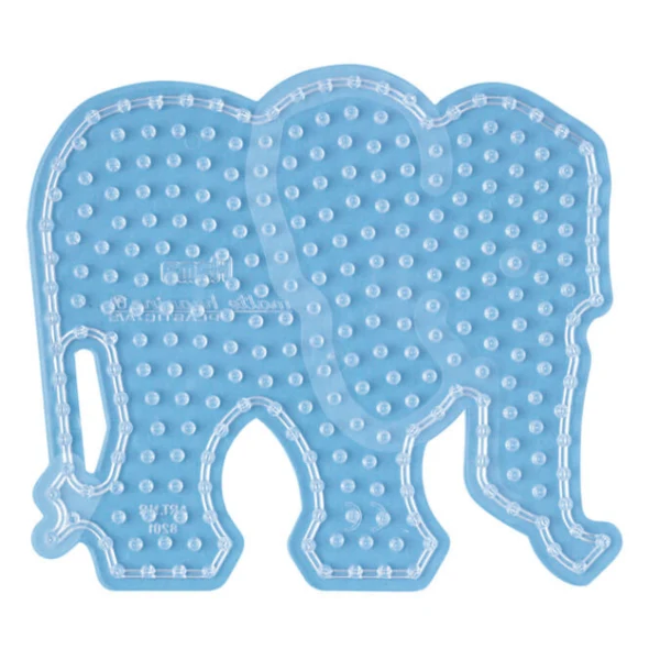 Hama Maxi Perleplate, gjennomsiktig - Elefant 8201