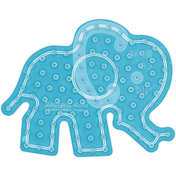 Hama Maxi Perleplate, gjennomsiktig - Lille elefant 8230
