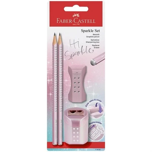 Faber-Castell, Sparkle blyantsett, rosa