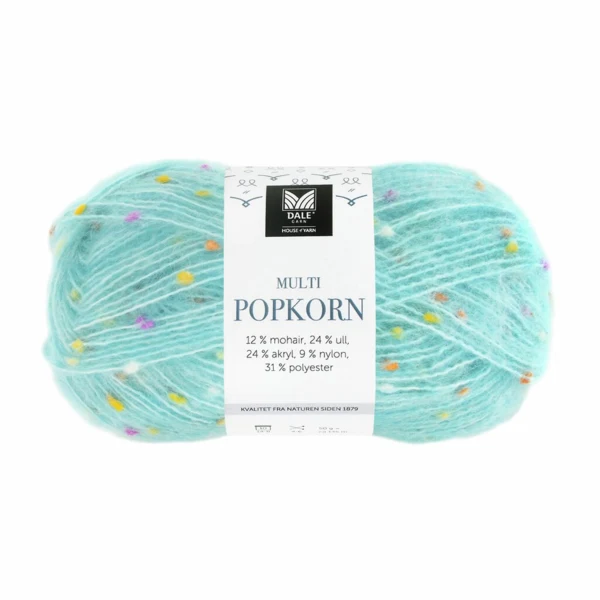 Gjestal Multi Popkorn 507 Lyse Turkis
