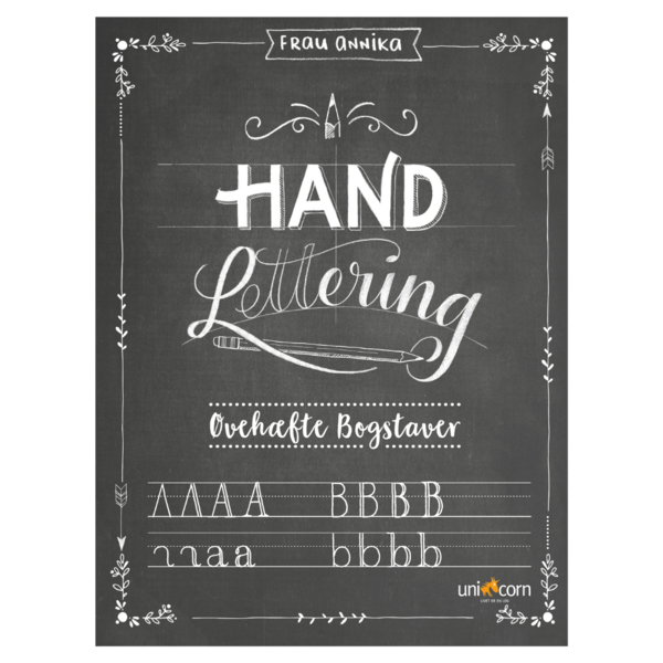 Hand Lettering Øvehæfte Bokstaver