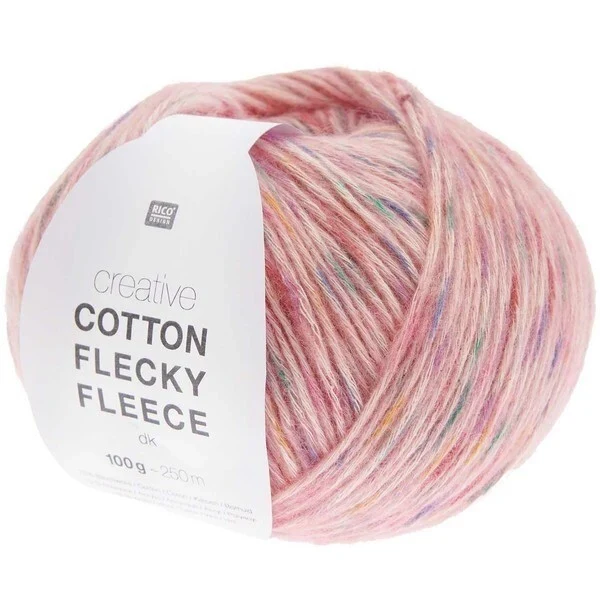 Rico Cotton Flecky Fleece 009 Candy