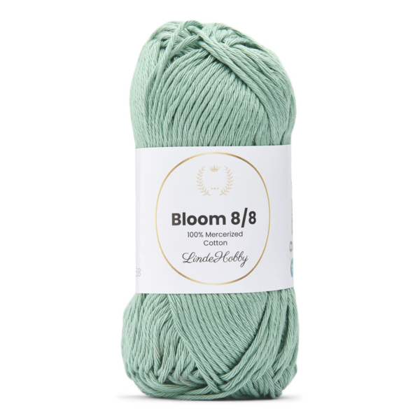 LindeHobby Bloom 8/8 Mercerized Cotton 19 Vintagegrønn