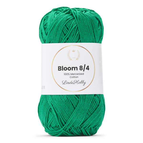 LindeHobby Bloom 8/4 Mercerized Cotton 33 Benetton-grønn