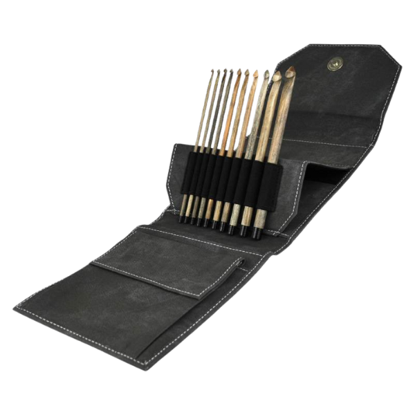 LYKKE Heklenålesett Driftwood, Grå, 15 cm