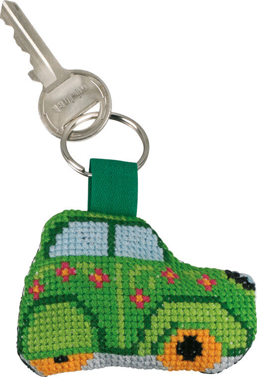 Broderisett Grønn Citroën 7 x 5 cm