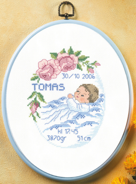 Broderisett Tomas 20 x 26 cm m/5958/03