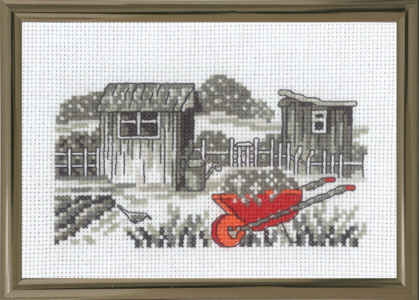 Broderisett Trillebår R5794 15 x 10 cm