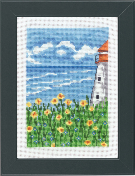 Broderisett Fyrtårn 13 x 18 cm