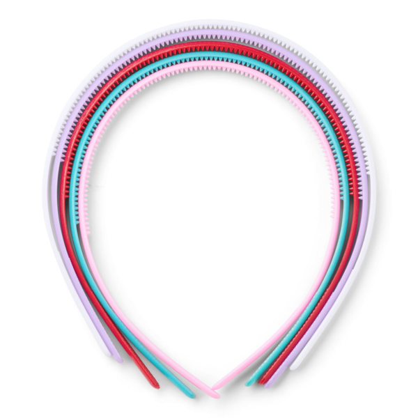 LindeHobby Hårbøyler, Assorterede farger, 8 mm, 5 stk