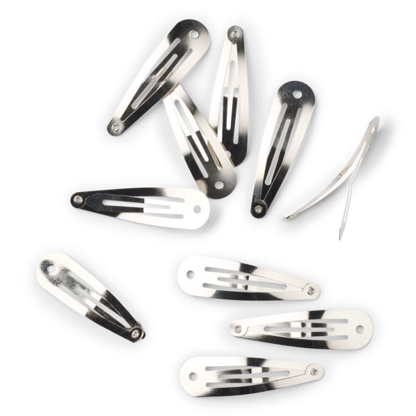 LindeHobby Knekkspenner, Sølv, 45x14 mm, 10 stk