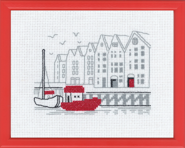 Broderisett Bergen R5651/30 18 x 14 cm