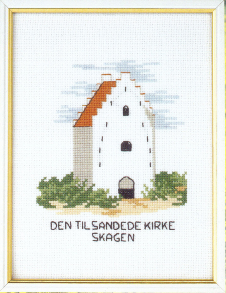 Broderisett Tilsandede Kirke 15 x 20 cm 5611