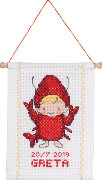 Broderisett Kreps B5129/18 18 x 25 cm